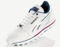 mens classic leather label running shoes