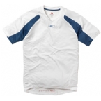 Mens Performance Panelled T-Shirt White/Blue
