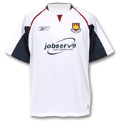 West Ham United Away Shirt 2005/06 - Juniors.