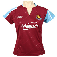 Reebok West Ham United Home Shirt 2005/07 - Womens.