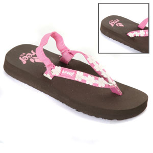 Sweet Pea Kids flip flop - Brown/Pink
