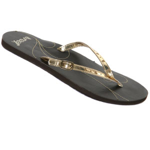 Buckle Up Sandal - Brown/Champagne