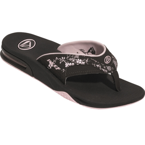 Reef Ladies Reef Fanning Flip Flops.Dark Brown