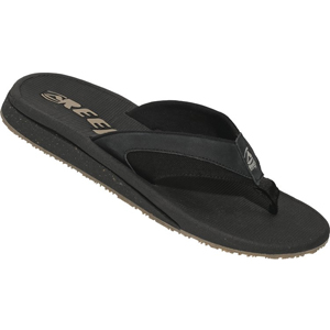 Reef Mens Reef Stash Flip Flops. Black