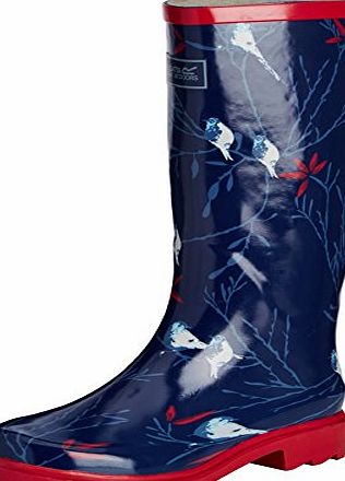 Lady Fairweather, Women Warm Lining Rain Boots, Multicolor (Navy/Sorbetp), 5 UK (38 EU)