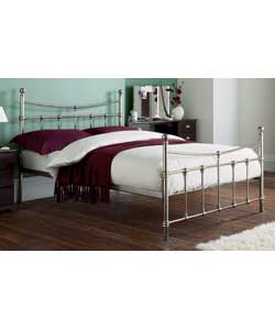 Metal Kingsize Bed with Comfort Mattress