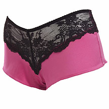 Hot pink lace shortie