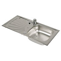 REGINOX Single Bowl Stainless Steel Sink Kit