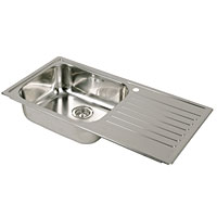 Stainless Steel Large Single Bowl Sink
