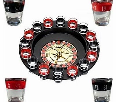 Party Casino Game ROULETTE with Glasses
