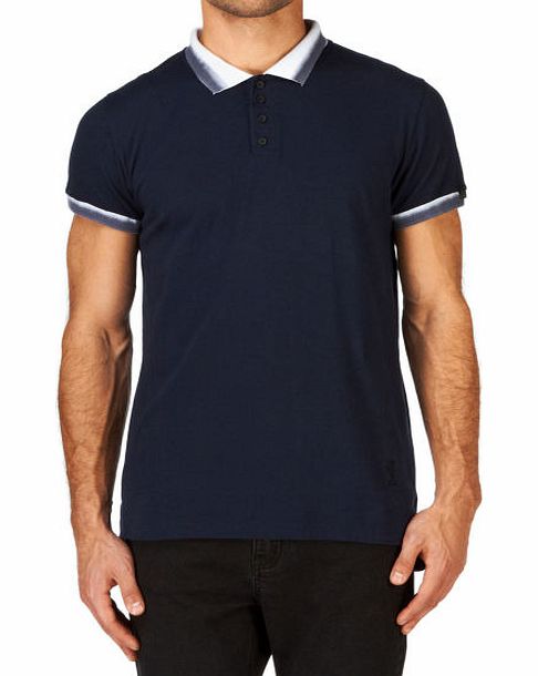 Religion Mens Religion Fortune Polo Shirt - French Navy