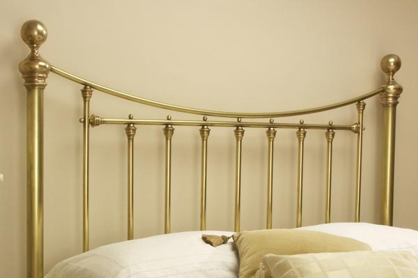 Relyon Beds Dorset Classic Antique Brass Headboard Single