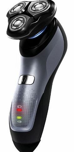 Rechargeable Electric HyperFlex Rotary Shaver with Pop Up Beard Trimmer.