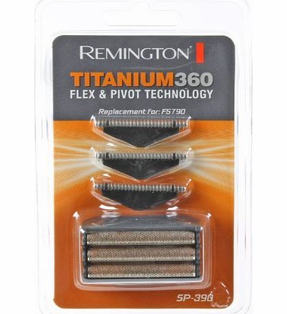 Remington SP390 Triple Titanium 360 Flex amp; Pivot F5790 Electric Shaver Foils amp; Cutter Blades Pack