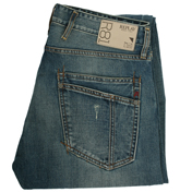 Brownann Mid Denim Straight Leg Jeans -