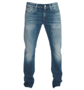 Jeto Mid Blue Skinny Fit Jeans - 32`