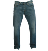 Mijag Dark Denim Slim Fit Jeans -