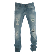 Waitom Light Blue Slim Fit Jeans -