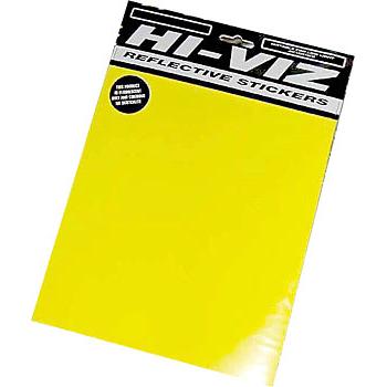 Hi Viz Yellow Vinyl Sticker Sheet