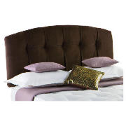 Rest Assured Seville Double Headboard In Cocoa