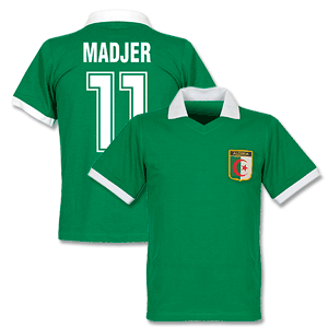 Algeria Away Retro Shirt + Madjer 11