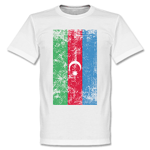 Azerbaijan Flag T-Shirt - White