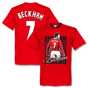 Beckham 7 Legend T-Shirt - Red