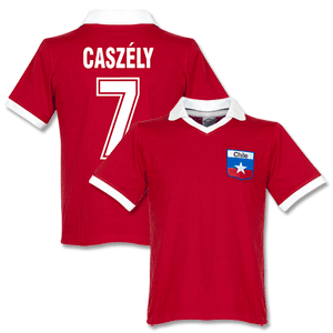 Chile Home Retro Shirt + Caszely 7