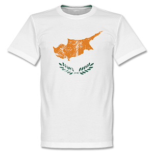 Cyprus Flag T-Shirt - White