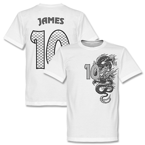 James No.10 Dragon KIDS T-shirt - White
