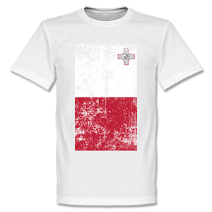 Malta Flag T-Shirt - White