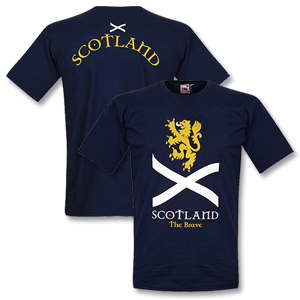 Scotland the Brave T-Shirt - Navy