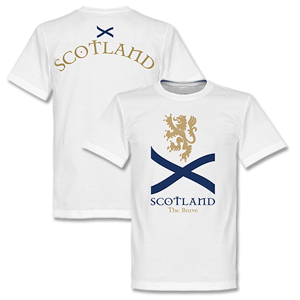 Scotland The Brave T-Shirt - White