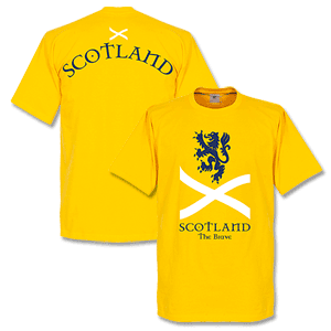 Scotland The Brave T-Shirt - Yellow