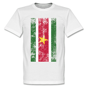 Suriname Flag T-Shirt - White