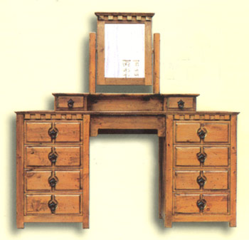 County Kerry Dressing Table and Mirror
