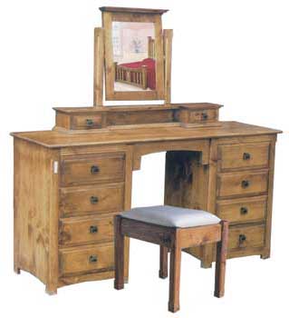 Retford Pine Mackintosh Dressing Table (with or without Stool)