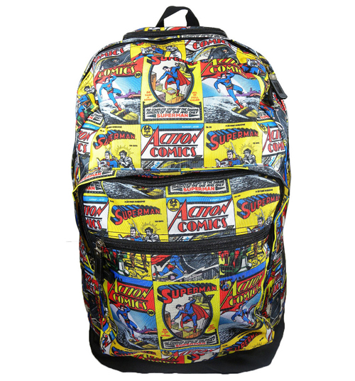 Retro DC Comic Superman Backpack