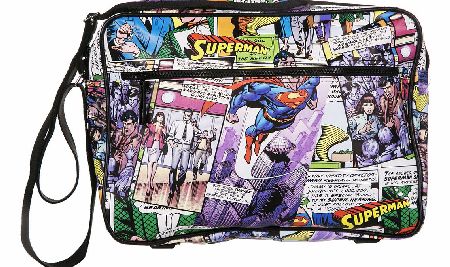 Retro DC Comics Superman Comic Strip Messenger Bag