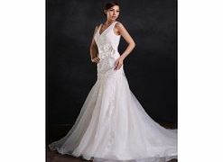 Retro Elegant Organza Satin Wedding Dresses