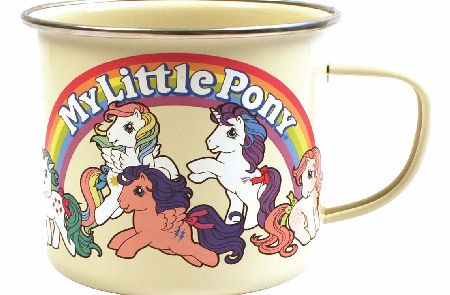 Retro Enamel My Little Pony Tin Mug