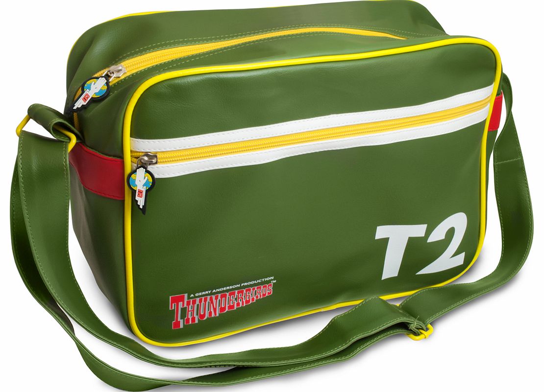 Retro Green Thunderbirds Messenger Bag