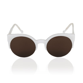 Retro Super Future Ivory Lucia Sunglasses