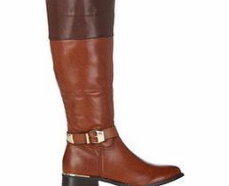 REVEAL Brandy buckled calf boots
