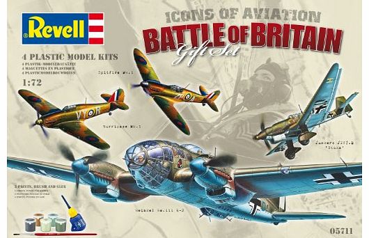 Battle of Britain Airplane Plastic Model Gift Set