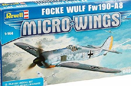 Revell Micro Wings Focke Wulf Fw 190A-8 Aircraft Plastic Model Kit