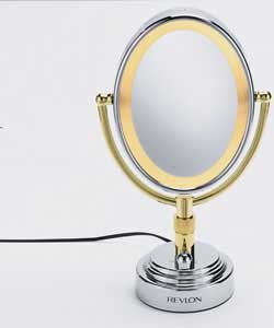 Deluxe Oval Lighted Mirror