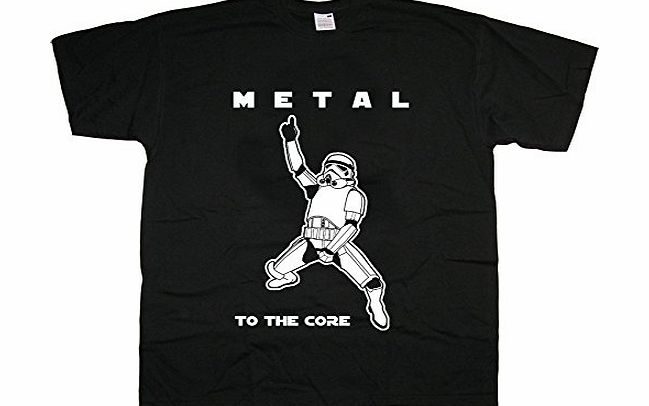 Revolution Tees Thrash Metal Stormtrooper Funny Star Wars Parody T Shirts Heavy Mens Tee Hard Rock Top (XX-Large, Black)