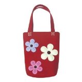 Red Felt Girls Shoulder Bag Sewing Craft Kit