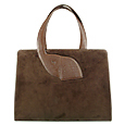 Elephant Collection Suede Big Shopping Bag